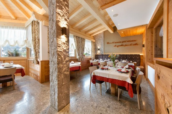 Il ristorante Andalo Cristallo