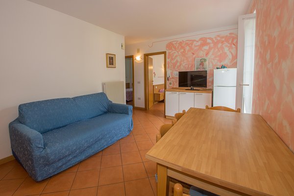 La zona giorno Decarli - Appartamenti 4 genziane