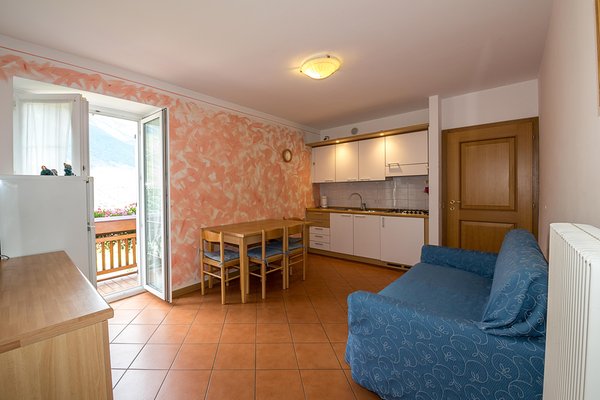 La zona giorno Decarli - Appartamenti 4 genziane