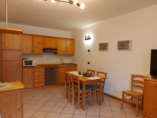 La zona giorno Appartamenti Osti Sansoni Mariarosa
