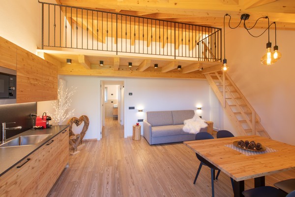 Der Wohnraum Brenta Rosso - Charme Apartments