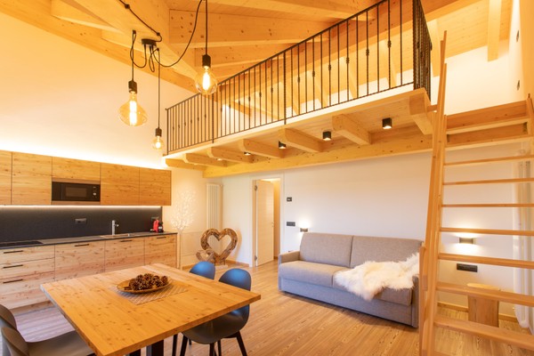 Der Wohnraum Brenta Rosso - Charme Apartments