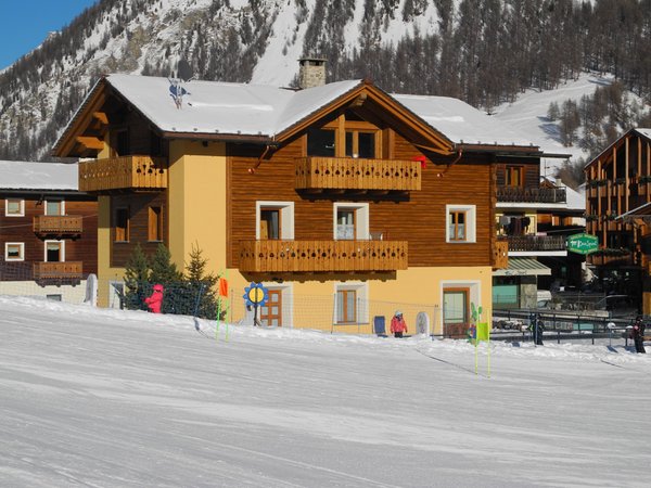 Foto esterno in inverno Casa Vito