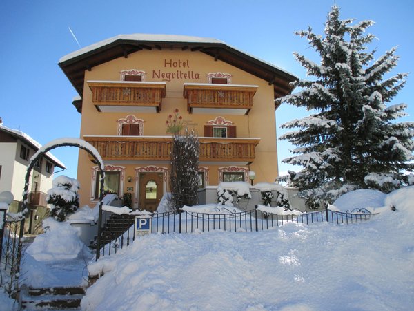 Foto invernale di presentazione Hotel Negritella