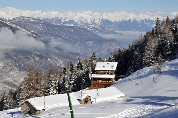 Winter Präsentationsbild Berghütte Malga Zambana