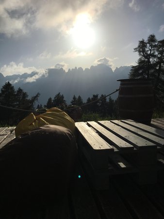 Vista dalla struttura