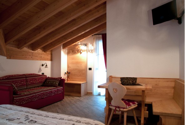 La zona giorno B&B in agriturismo Dalla Natura la Salute