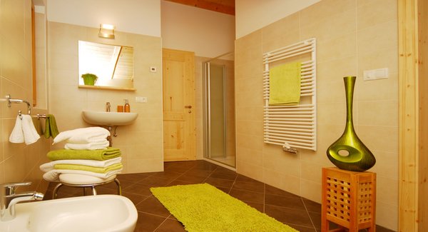 Foto del bagno Appartamenti in agriturismo Christelehof