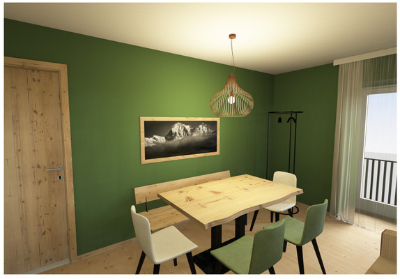 La zona giorno Hotel + Residence Al Sole - Mountain Chic