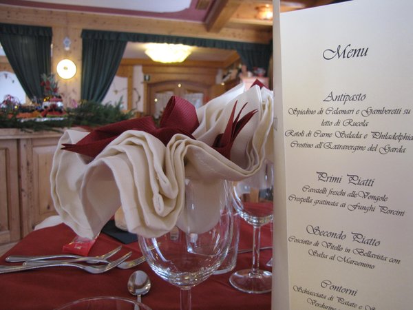 The restaurant Folgaria Club Hotel Alpino