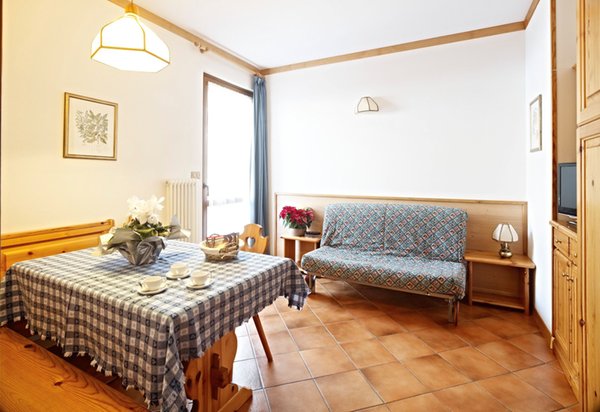 La zona giorno Derby Club - Residence 3 stelle