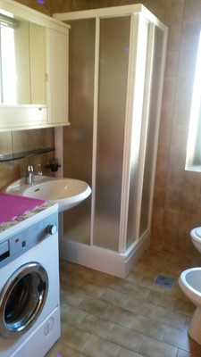 Foto vom Bad Ferienwohnung Haus Plotegher Terra Ovest