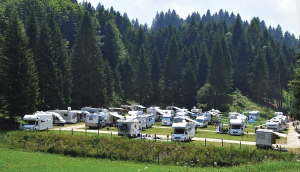 Photo exteriors in summer Camping Sole Neve