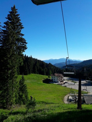 La posizione Hotel Ortesino Folgaria