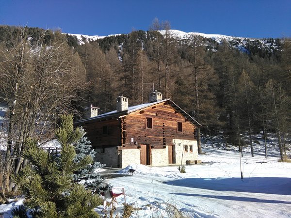 Foto invernale di presentazione Appartamenti Chalet La Masonecia