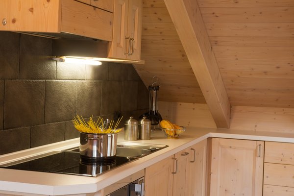Foto della cucina Chalet La Rugiada