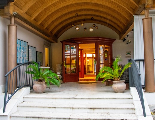 The entrance