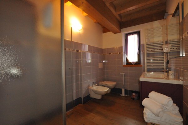 Foto del bagno B&B-Hotel + Residence Le Vallene