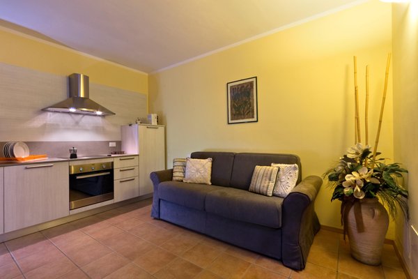 La zona giorno Appartamenti in agriturismo Prà Sec'