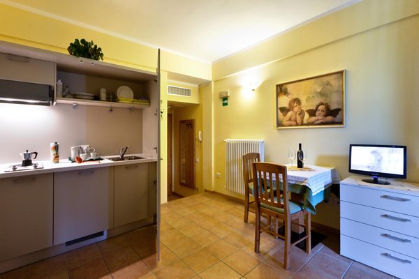 La zona giorno Appartamenti in agriturismo Prà Sec'