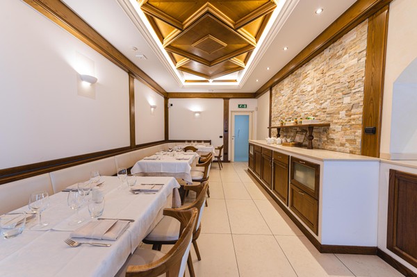 Il ristorante Baselga di Piné Edera