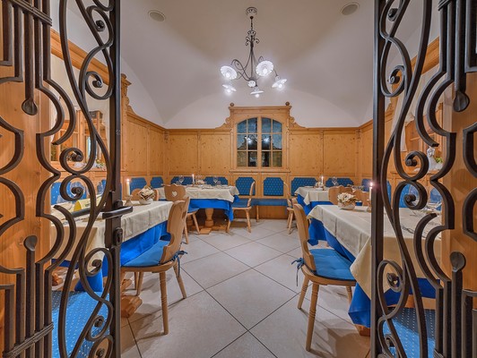 The restaurant Baselga di Piné Ca' dei Boci