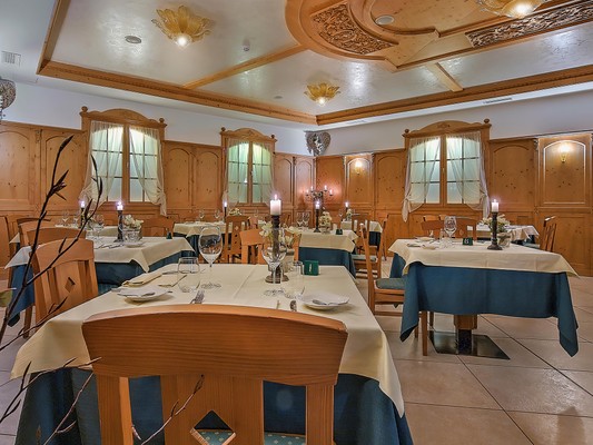 The restaurant Baselga di Piné Ca' dei Boci