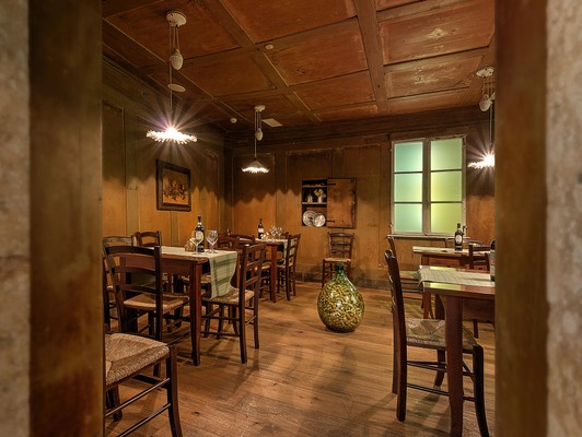 The restaurant Baselga di Piné Ca' dei Boci