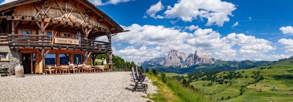 Foto Außenansicht im Sommer Tschötsch Alm