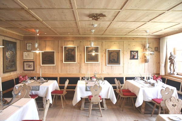 Das Restaurant Colfosco Luis Trenker Stube