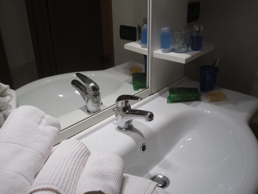 Foto del bagno Hotel Aurora