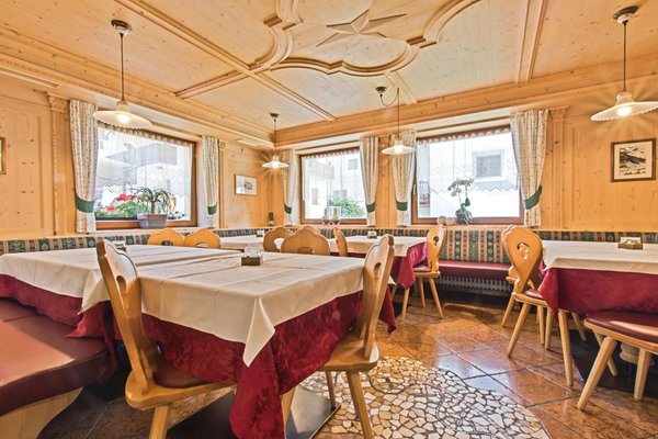 Il ristorante Corvara Caterina