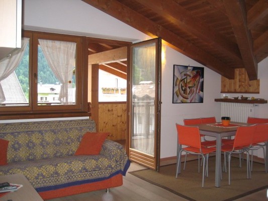 La zona giorno Appartamenti Casa Explora