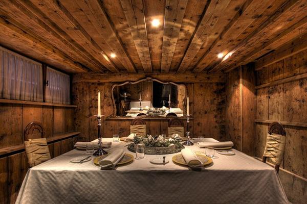Il ristorante Corvara La Stüa de Michil