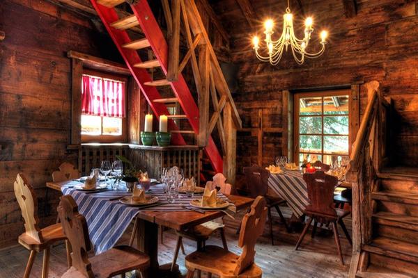 Das Restaurant Corvara L’Murin Ostaria