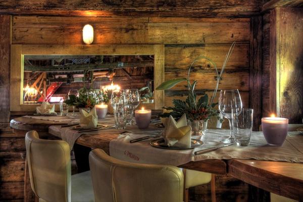 Das Restaurant Corvara L’Murin Ostaria