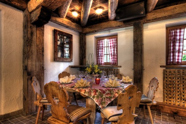 The restaurant Corvara L’Murin Ostaria