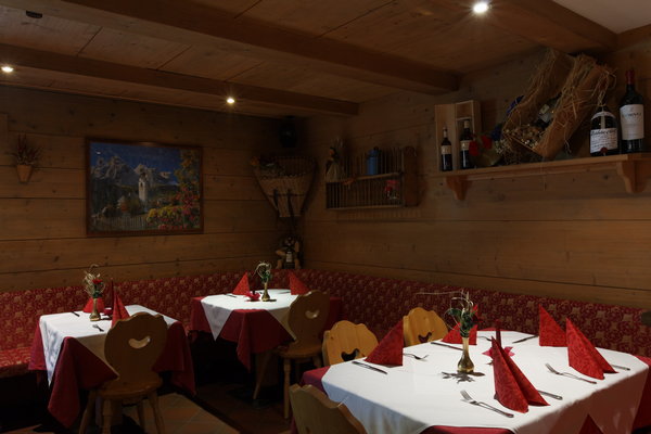 Il ristorante Corvara Salvan