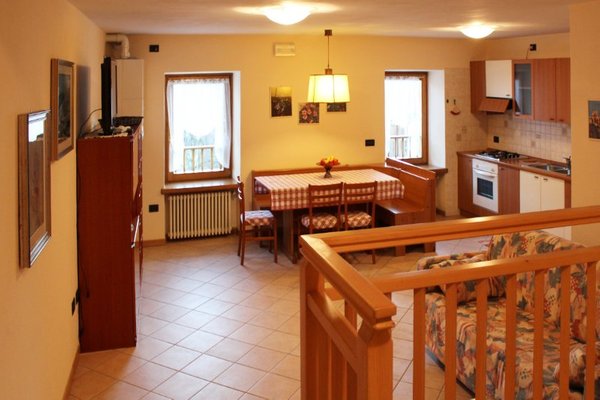 La zona giorno Casa Genziana - Appartamenti 3 genziane