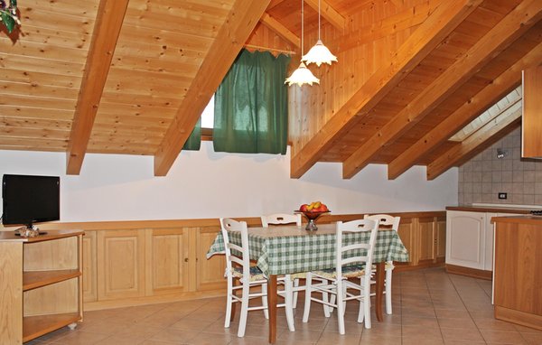 La zona giorno Casa Genziana - Appartamenti 3 genziane