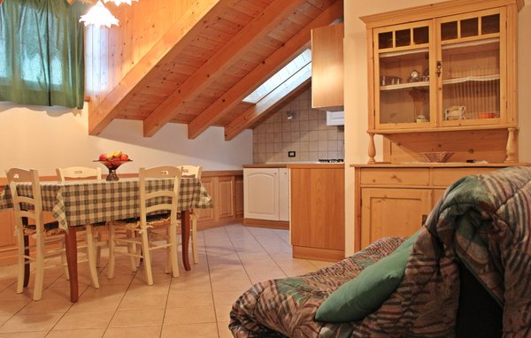 La zona giorno Casa Genziana - Appartamenti 3 genziane