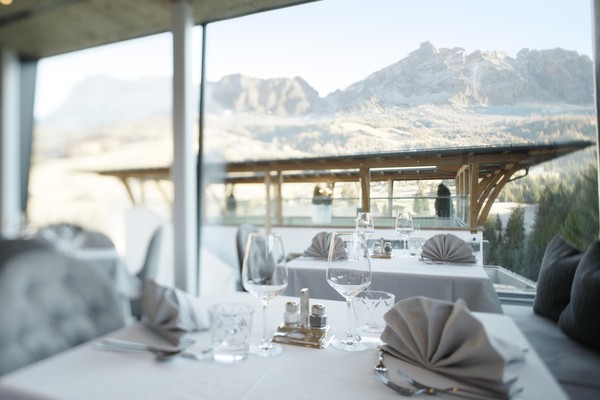 Il ristorante La Villa Ciasa Soleil