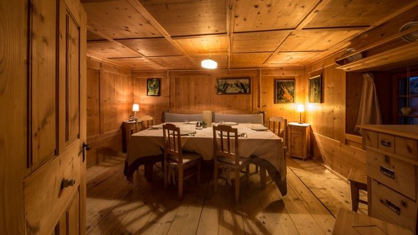 Das Restaurant Badia - Pedraces Maso Runch