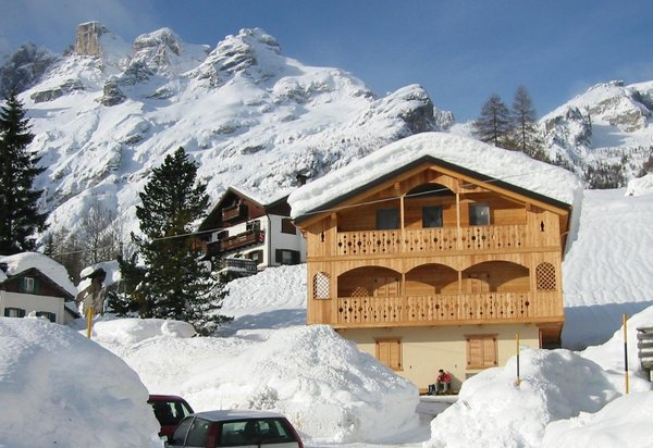 Foto invernale di presentazione Appartamenti Casa Brose