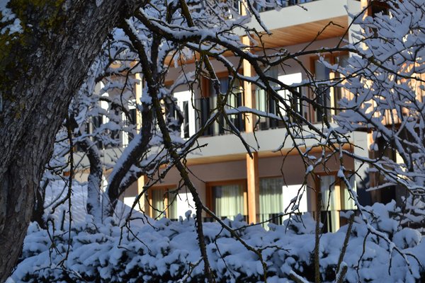Foto esterno in inverno Villa Kriendl