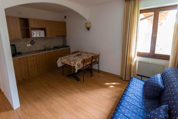 La zona giorno Appartamenti Garni Scoiattolo