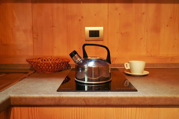 Foto der Küche Chalet Camping Olympia