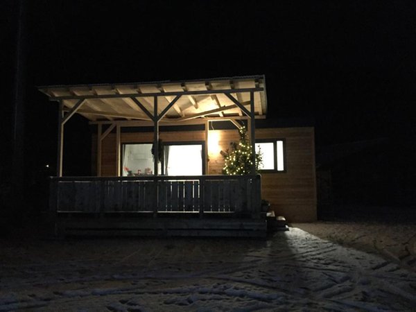 Foto esterno in inverno Alpin Haus