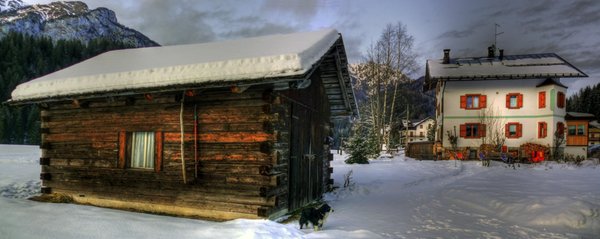 Foto esterno in inverno Quinz