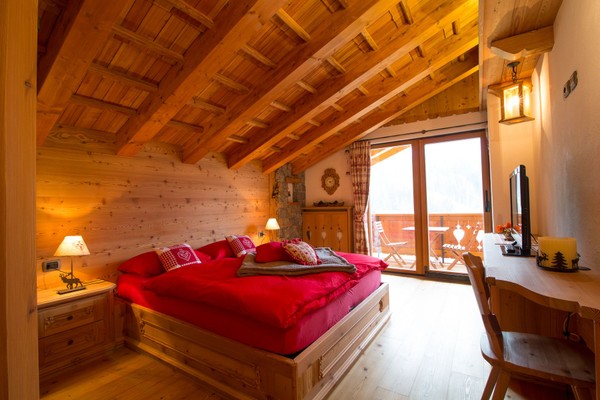 Foto vom Zimmer B&B + Ferienwohnungen Solder Chalet Dolomiti